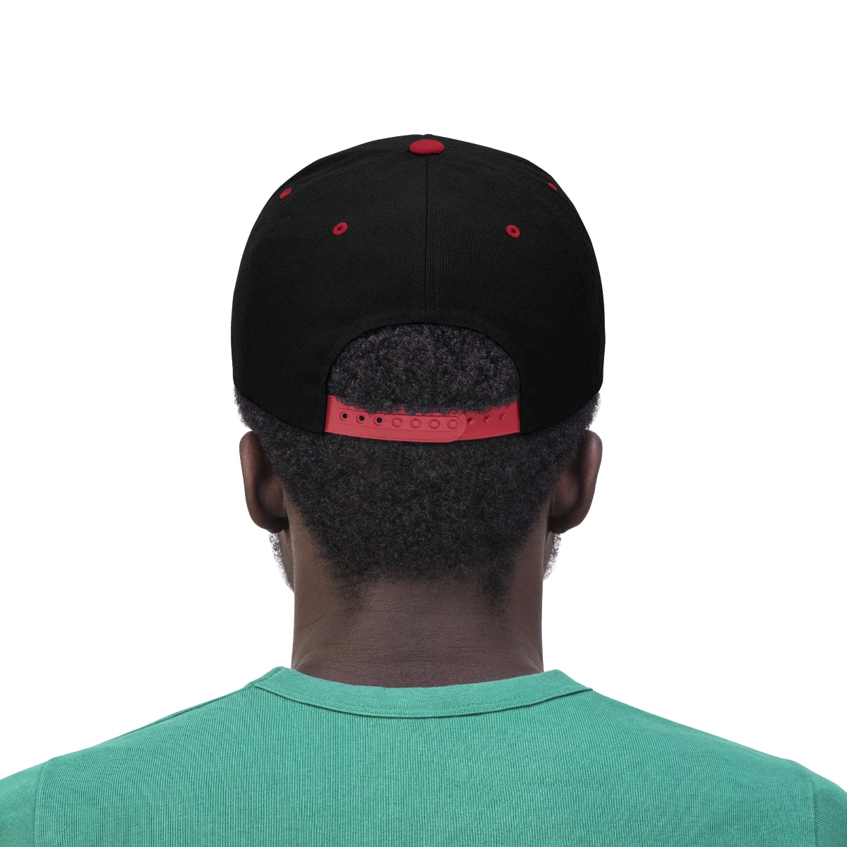 Red Logo Flat Bill